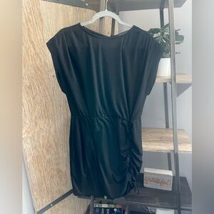 Gibson Look Nordstrom Cinched Knit Black Dress SIZE L